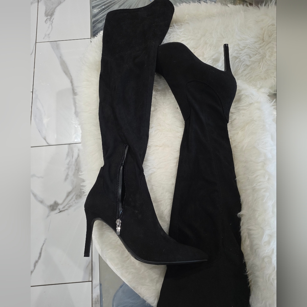 Marc Fisher Black Over-the-Knee Boots
